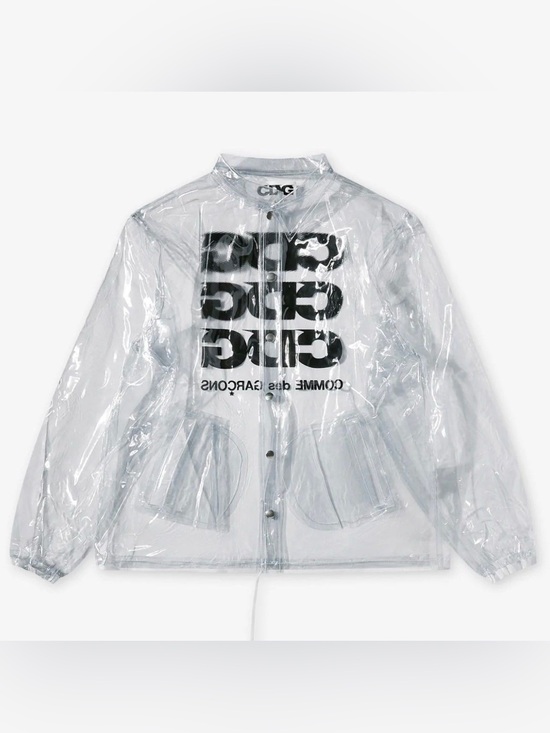 Comme des Garcons Other - NWT Comme des Garçon PVC Transparent Coach Jacket size S